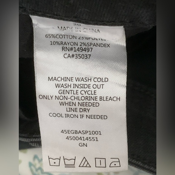 Sam Edelman The Kitten Mid Rise Skinny Ankle Jeans Black Size 30 Stretch - Picture 8 of 9